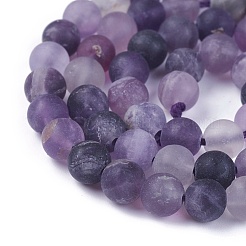 Природного флюорита бисер нитей G-F642-07-A