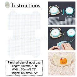 Harz-Mesh-Canvas-Taschenblätter&nbsp;DIY-WH0260-15