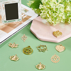 Подвески из сплава на тему йоги PALLOY-SC0002-87