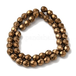 Fili di perline di ematite magnetica sintetica elettrolitica&nbsp;G-I364-J01-06