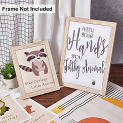 Холст висит картина&nbsp;HJEW-CN0001-03B