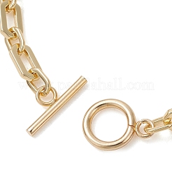 Bracelets de chaînes de trombones en laiton pour femmes&nbsp;BJEW-JB14063