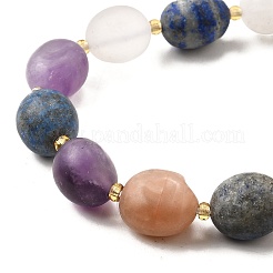 Природных драгоценных камней смешанного бисер нитей G-H312-A01-B02