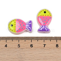 Выпечка окрашенные стеклянные бусины LAMP-F036-02C