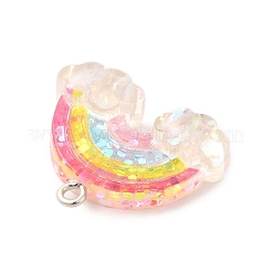 Прозрачные смоляные подвески X-CRES-B012-01