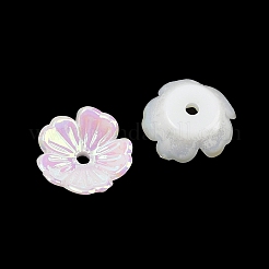 Bouchon de perle en acrylique opaque plaqué UV&nbsp;OACR-K001-41