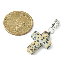 5 шт. 5 стиля крест смешанный сплав драгоценных камней европейский подвеска с подвесками PALLOY-JF02125