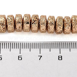 Гальванические бусины из натуральной лавы&nbsp;G-I360-A04-02