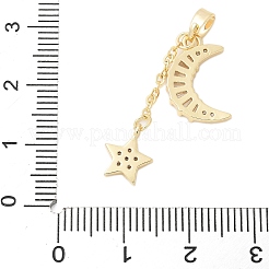 Латунные микро проложить кубического циркония подвески&nbsp;KK-S507-05G