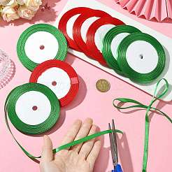 8 Rolle 2 Farben einseitiges Satinband&nbsp;OCOR-FS0001-09