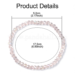 5шт наборы эластичных браслетов из стеклянных бусин&nbsp;BJEW-YW00003-01