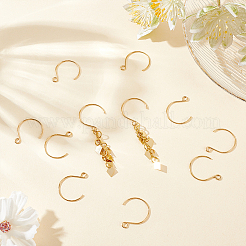 50 шт. ионное покрытие (IP) крючки для сережек из нержавеющей стали 304 STAS-UN0058-52