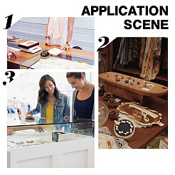 Вуд ювелирные изделия дисплеев EDIS-WH0013-07