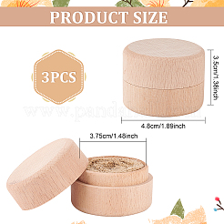 Деревянные ящики кольцо CON-WH0078-24B