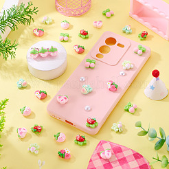 30 Stück undurchsichtige Harz-Decoden-Cabochons&nbsp;RESI-TADJ0001-14