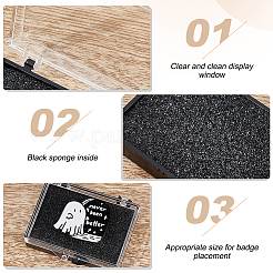 Пластиковая подарочная коробка для хранения бейджей&nbsp;CON-WH0099-05