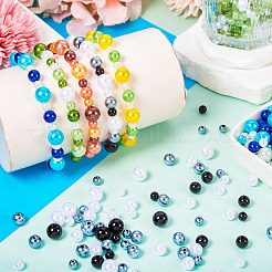 150 г 5 цвета бусины из абс-пластика с имитацией жемчуга&nbsp;KY-TA0001-44A