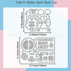 День святого патрика трафареты для резки углеродистой стали DIY-WH0309-1587