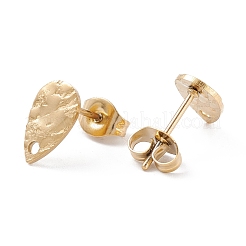 Ионное покрытие (ip) 304 нержавеющая сталь гвоздики фурнитура для сережек X-STAS-L216-47G