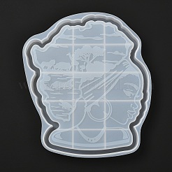 Силиконовый коврик для головы человека&nbsp;DIY-A010-03