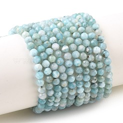 Larimar Naturperlen Stränge&nbsp;G-K376-A03-4mm