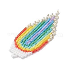 Стеклянные бусины большие подвески&nbsp;PALLOY-MZ00915