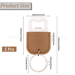 5 шт. открывалки для бутылок из нержавеющей стали&nbsp;AJEW-CL0001-15B