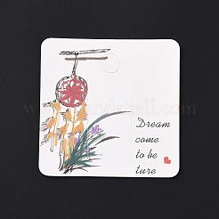 Carte quadrate per fermagli per capelli in carta&nbsp;DIY-B061-01B-05
