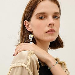 400 шт. 8-х цветные синтетические бусины из императорской яшмы G-NB0003-80