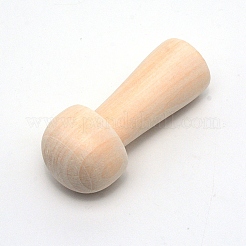 木製のキノコの子供のおもちゃ  DIYアクセサリー  バリーウッド  38.5x86mm&nbsp;WOOD-WH0103-66B