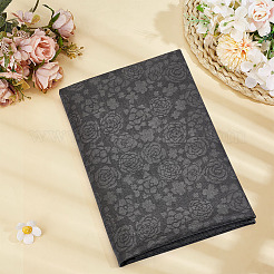 1 ярд искусственной кожи с цветочным узором&nbsp;DIY-MA0007-01