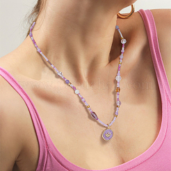 Кулоны с эмалью из латуни&nbsp;KK-BC0015-11G