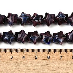 Ручной работы тысячецветник стеклянные бусины нитки&nbsp;LAMP-H067-01K