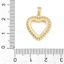 Ciondoli in ottone con micro pavé di zirconi&nbsp;KK-T086-01G