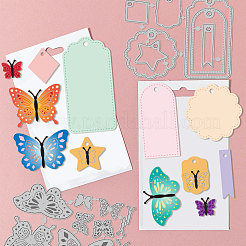 Углеродистая сталь разрезает трафареты DIY-WH0309-1684