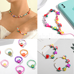 150шт 10 стилей ручной работы из полимерной глины&nbsp;CLAY-CJ0001-23