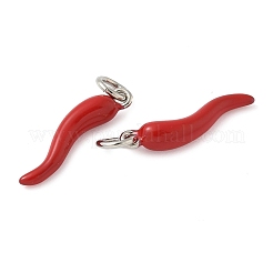Ciondoli smaltato in ottone&nbsp;KK-C110-18B-P