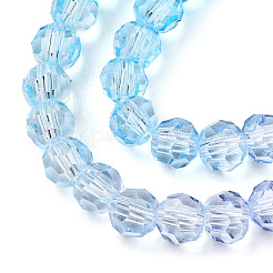 Chapelets de perles en verre transparente  &nbsp;GLAA-E036-07T