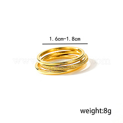 201 ensembles de bagues en acier inoxydable&nbsp;CY7723-4