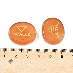 4 шт. 4 стиля натуральных украшений из сердолика G-F786-02D-02