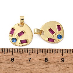 Латунные микро проложить кубического циркония подвески&nbsp;KK-P308-30G