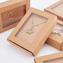 Складной ящик типа креативная коробка из крафт-бумаги CON-WH0077-12