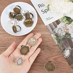 16 шт. 8 стильных регулируемых кольца для пальцев из сплава FIND-SC0008-68