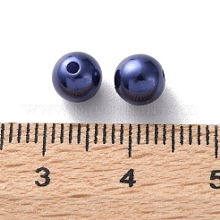 Пластиковые жемчужные бисера FIND-M059-01B-03