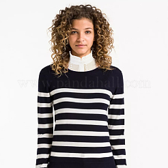 Camisa de algodón desmontable para mujer con cuello falso&nbsp;DIY-WH20048-038