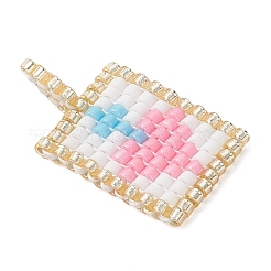 Стеклянные подвески из бисера&nbsp;PALLOY-MZ01228-02