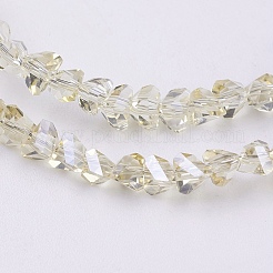 Стеклянные бусины с гальваническим покрытием &nbsp;EGLA-J145-4mm-PL05