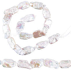 1 нить натуральных бусин из жемчуга Кеши&nbsp;PEAR-PA0001-04