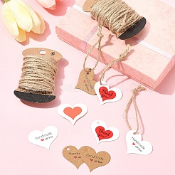 96 шт. 4 вида бумажных подарочных бирок CDIS-FS0001-27