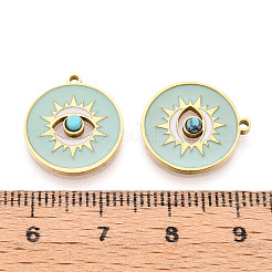 Эмалевые подвески из хирургической нержавеющей стали 316&nbsp;STAS-M073-06G